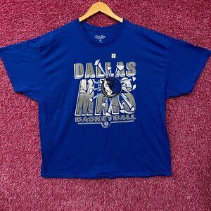 Junk Food Dallas Mavericks Break Through Basketball T-Shirt 2XL